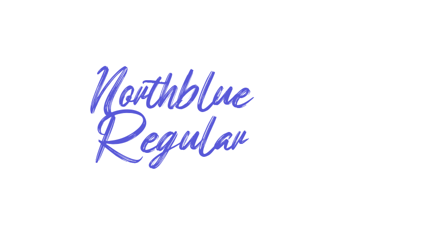 Northblue Regular Font