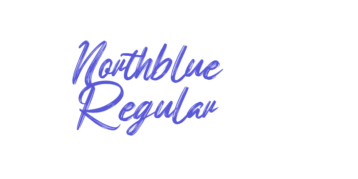 Northblue Regular Font Download