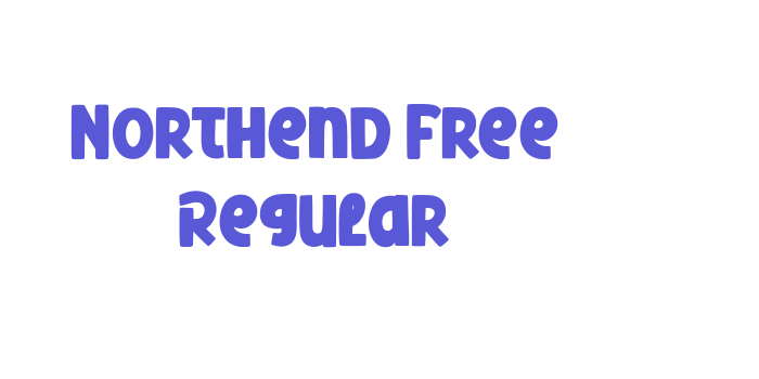 Northend Free Regular Font Download