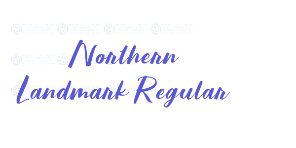 Northern Landmark Regular font free