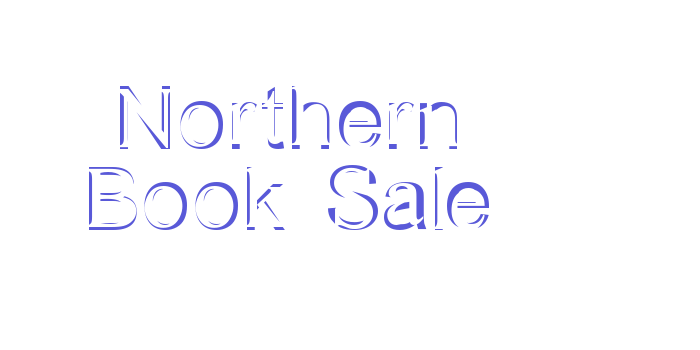 Northern Book Sale Font Download