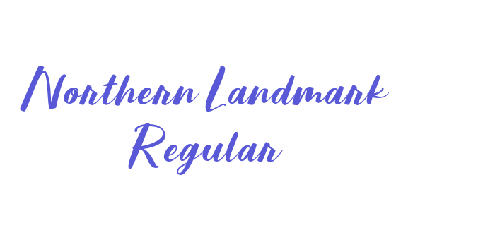 Northern Landmark Regular Font Download