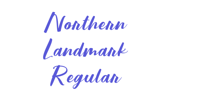 Northern Landmark Regular Font