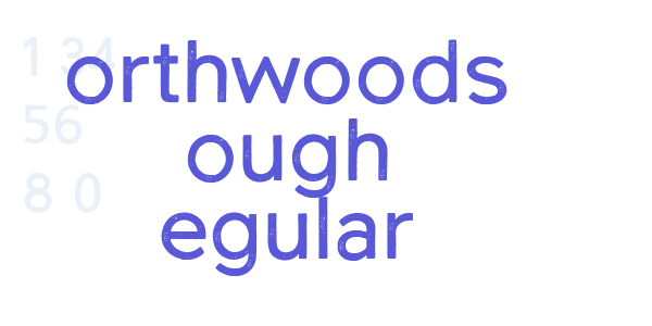 Northwoods Rough Regular font free