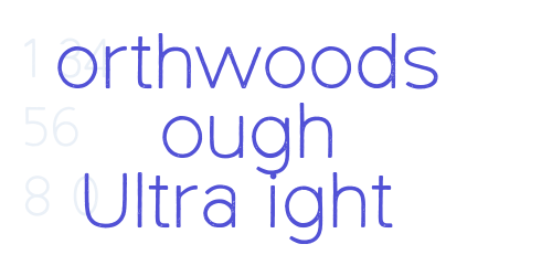Northwoods Rough UltraLight-font-download