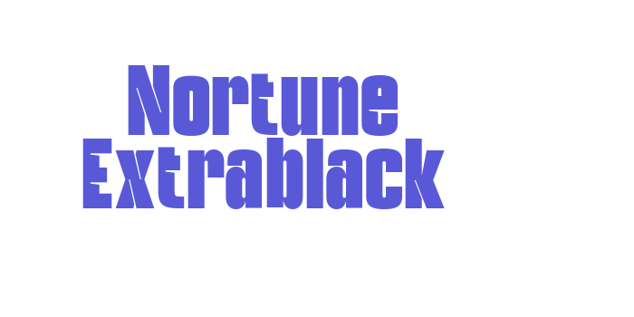 Nortune Extrablack Font Download