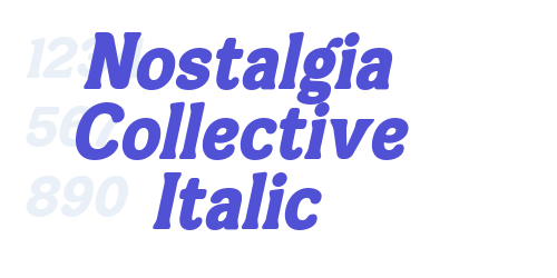 Nostalgia Collective Italic-font-download