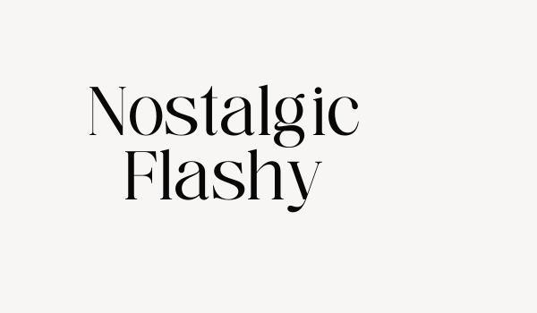 Nostalgic Flashy Font