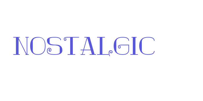 Nostalgic Font Download