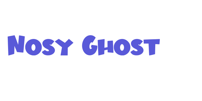 Nosy Ghost Font