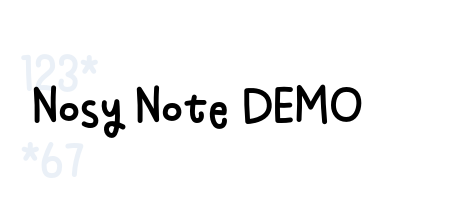 Nosy Note DEMO