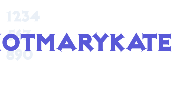 NotMaryKate font free