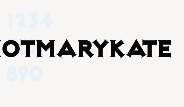 NotMaryKate Font