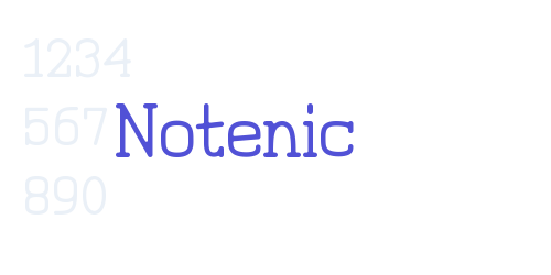 Notenic-font-download