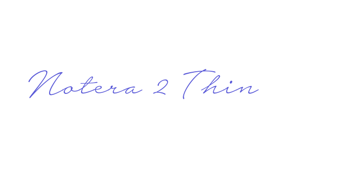 Notera 2 Thin Font Download