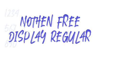 Nothen Free Display Regular-font-download