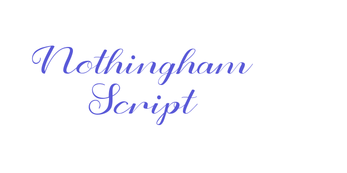 Nothingham Script Font Download