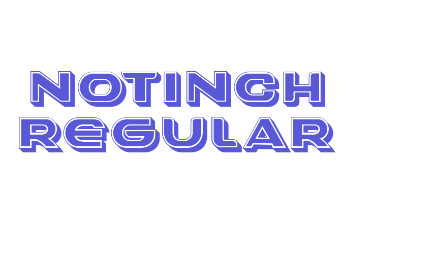 Notinch Regular Font Download