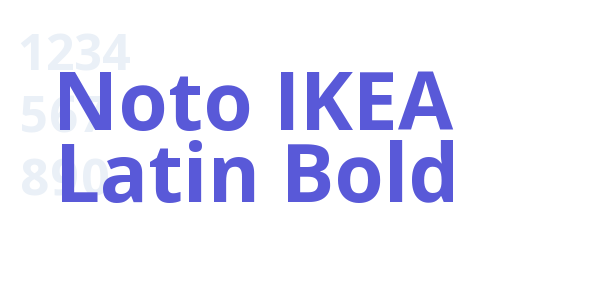 Noto IKEA Latin Bold font