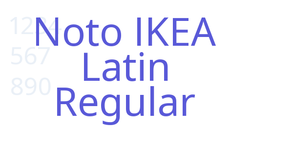 Noto IKEA Latin Regular font