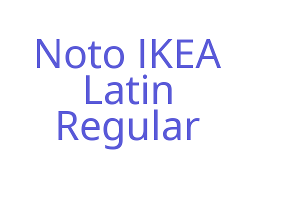 Noto IKEA Latin Regular Font