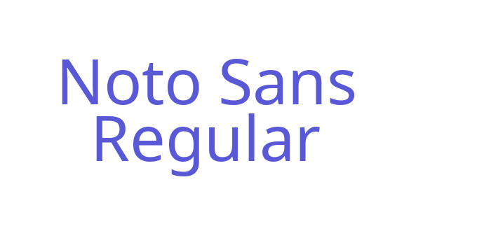 Noto Sans Regular Font Download