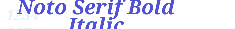 Noto Serif Bold Italic-font