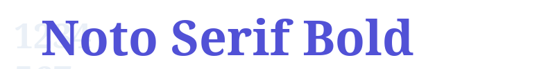 Noto Serif Bold-font
