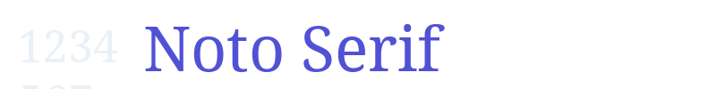 Noto Serif-font