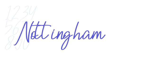 Nottingham font free