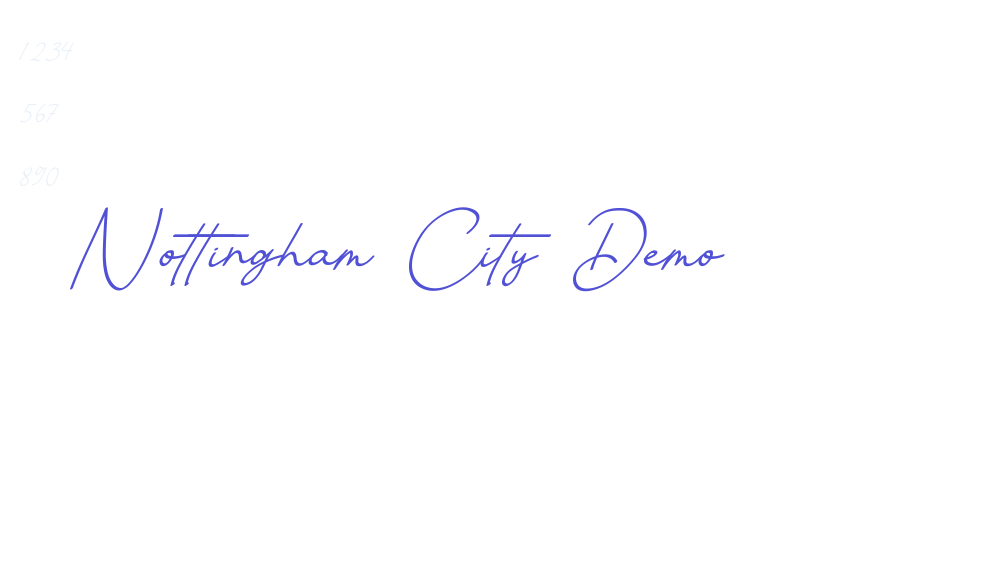 Nottingham City Demo-font-download