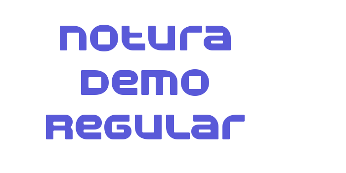 Notura Demo Regular Font