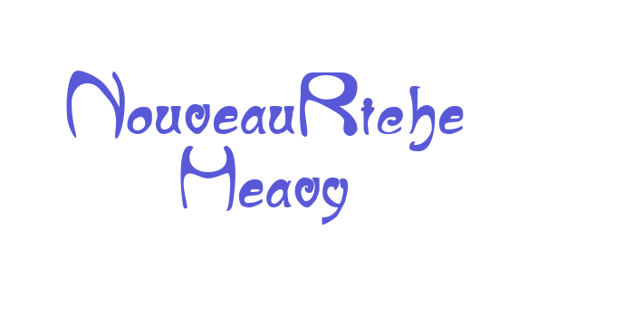 NouveauRiche Heavy Font Download