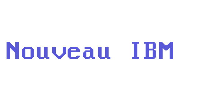 Nouveau IBM Font Download