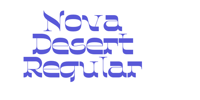 Nova Desert Regular Font Download