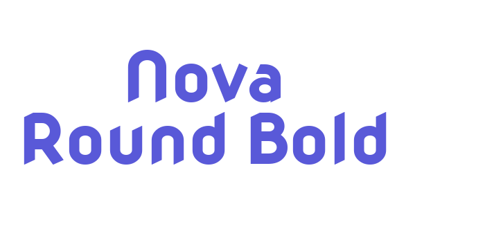 Nova Round Bold Font