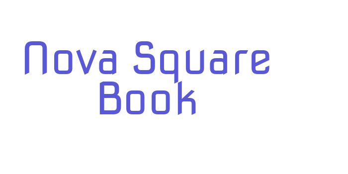 Nova Square Book Font Download