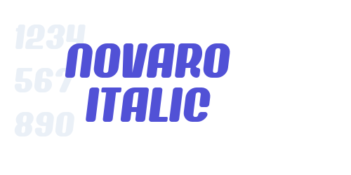 Novaro Italic-font-download