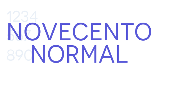 Novecento Normal font free