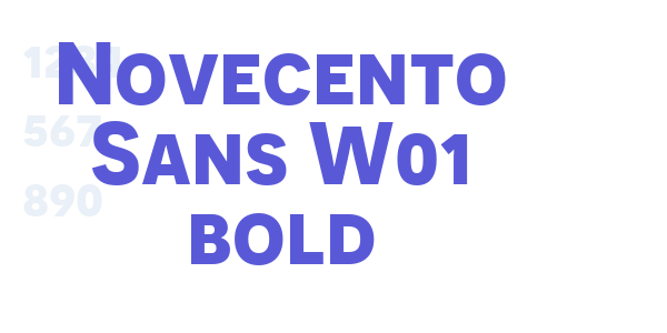 Novecento Sans W01 bold font free