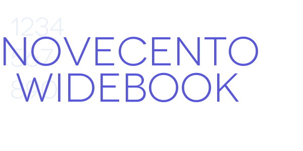 Novecento WideBook font free