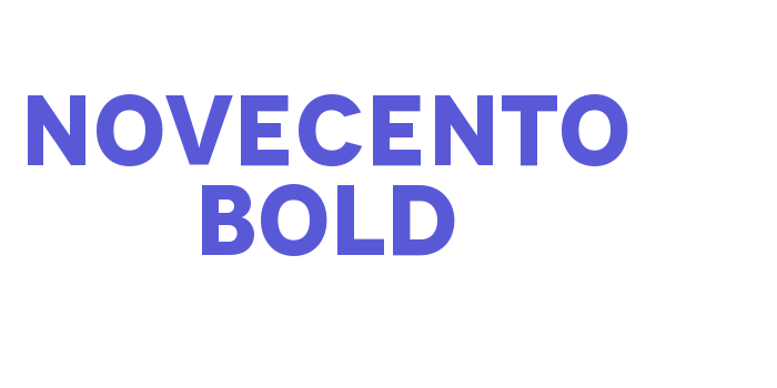 Novecento Bold Font Download