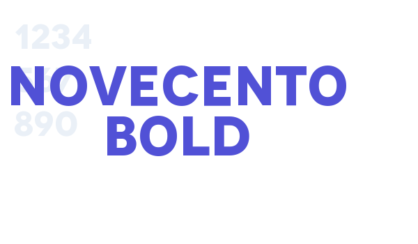 Novecento Bold font download