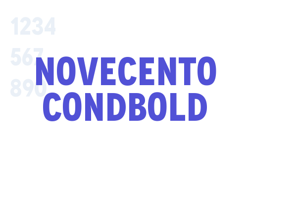 Novecento CondBold