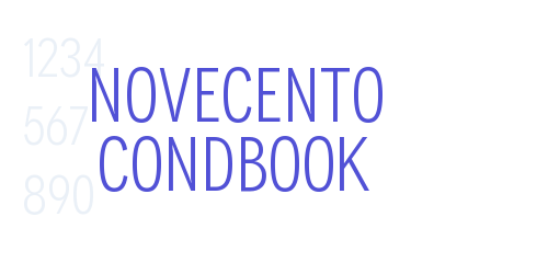 Novecento CondBook-font-download