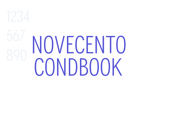 Novecento CondBook