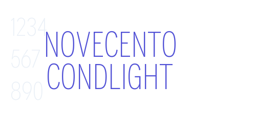 Novecento CondLight-font-download