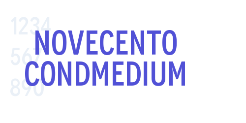 Novecento CondMedium-font-download