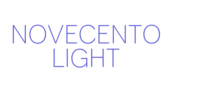 Novecento Light Font Download