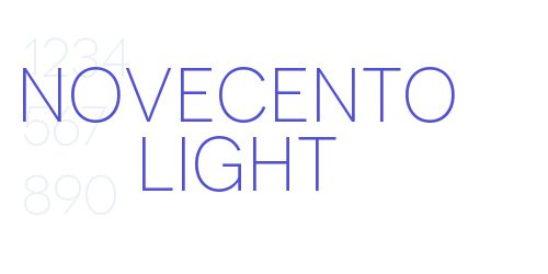 Novecento Light-font-download